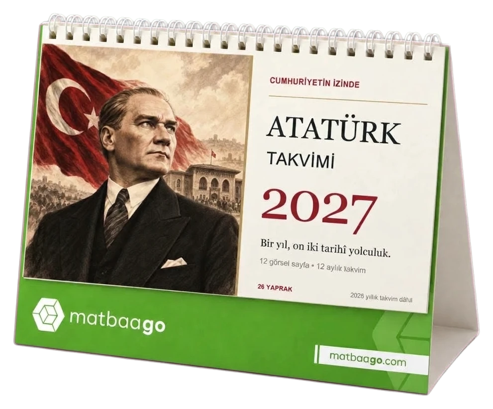 Masa Takvimi 14 Yaprak