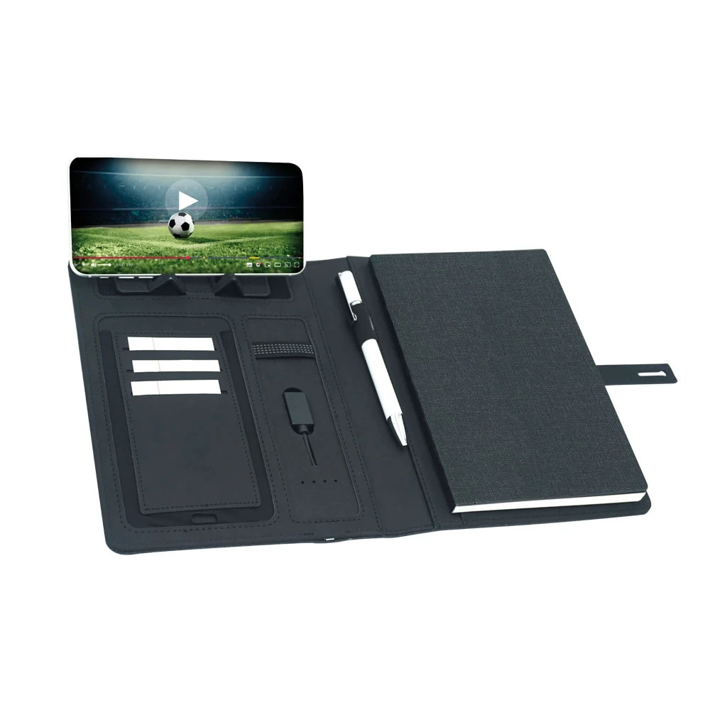 Suni Deri Powerbank Organizer 180×225 mm, Işıklı – PWB-255