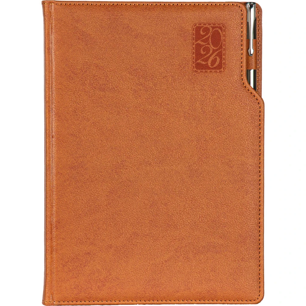 Termo Deri Günlük Tarihli Ajanda 17×24 cm, Kalem Tutuculu – Başakşehir