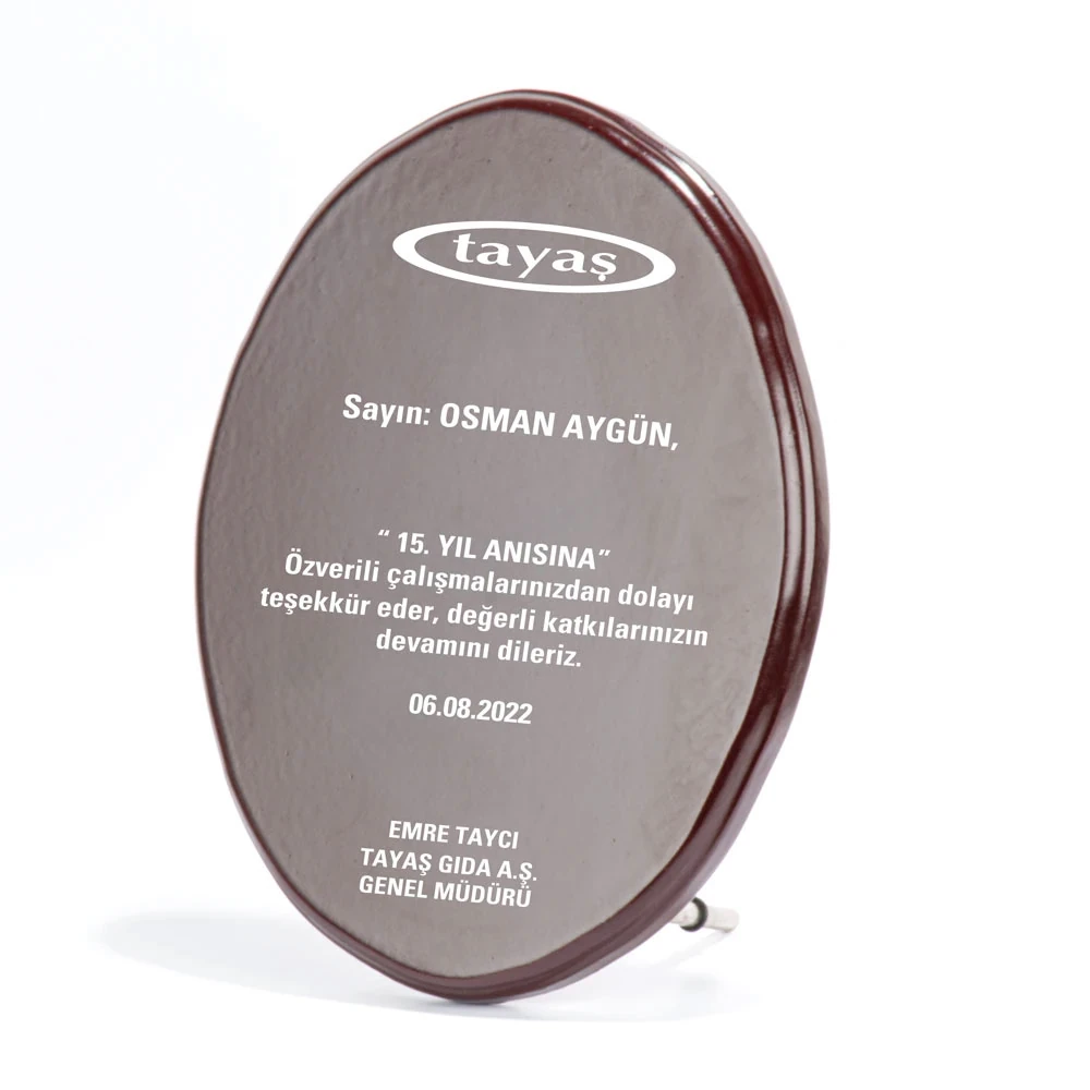 Ahşap Plaket, Kutulu – BK-77