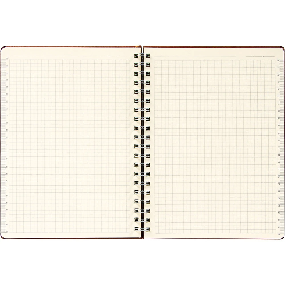 Termo Deri Tarihsiz Defter 20×28 cm, Spiralli, Kareli – Bağcılar 2