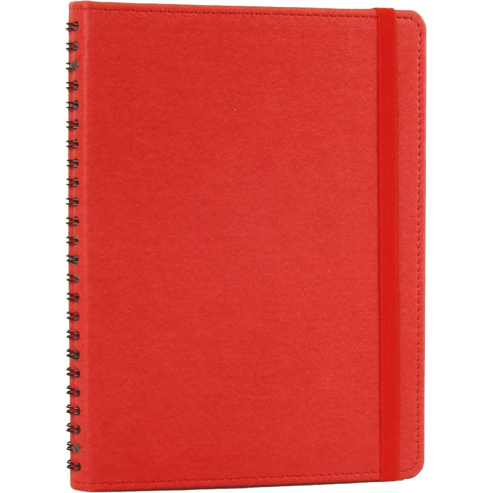 Termo Deri Defter 15×21,5 cm, Lastikli, Gizli Spiralli, Çizgili – Sirkeci
