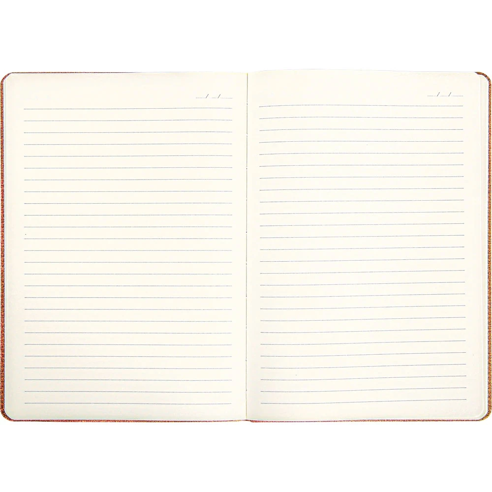 Metal Tarihsiz Defter, Sert Kapak, Çizgili – Endülüs 2