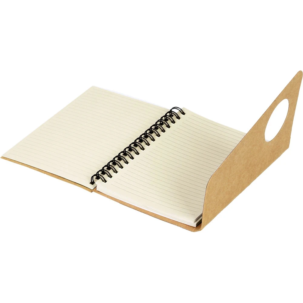 Geri Dönüşümlü Notluk 10,5×14,5 cm, Kalem Tutuculu, Spiralli, Çizgili – GD-050 2