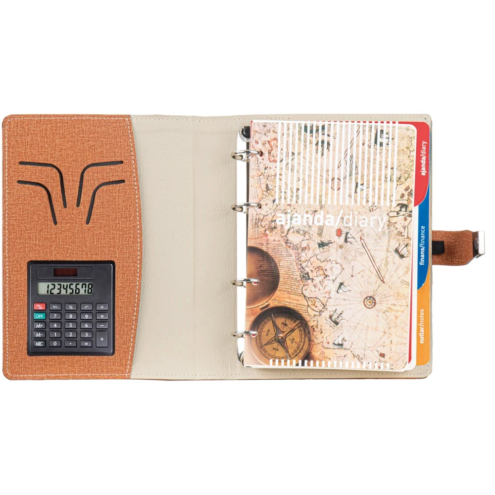 Termo Deri Organizer 18×23 cm, Çizgili, Ajanda – Maslak 2