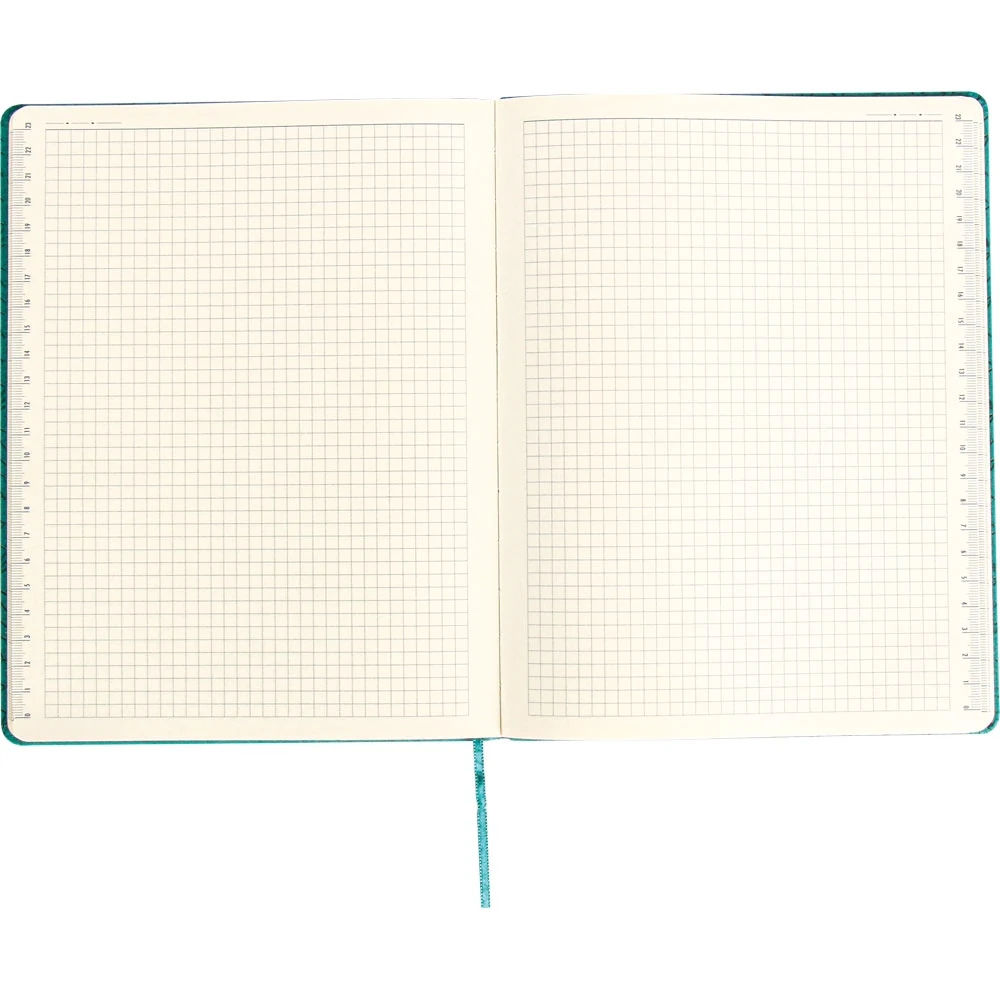 Termo Deri Tarihsiz Defter 19,5×25 cm, Lastikli, Kareli, Desenli – Güngören 2