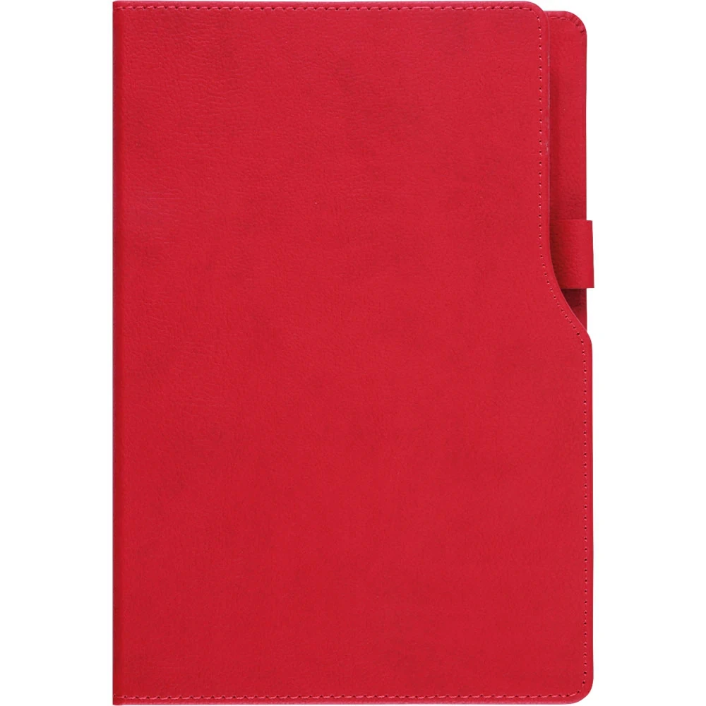 Termo Deri Tarihsiz Defter 14,5×21 cm, Kalem Tutuculu, Çizgili – Kısıklı