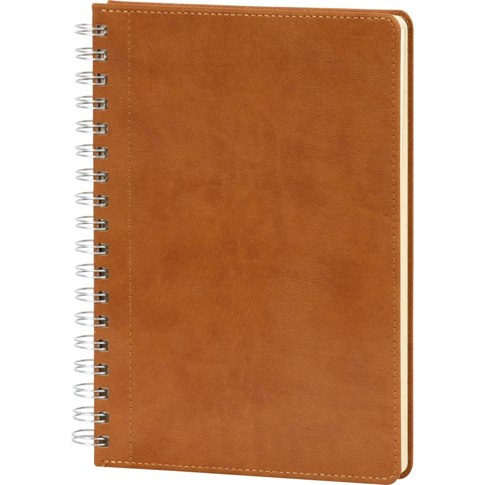Termo Deri Tarihsiz Defter 20×28 cm, Spiralli, Kareli – Bağcılar
