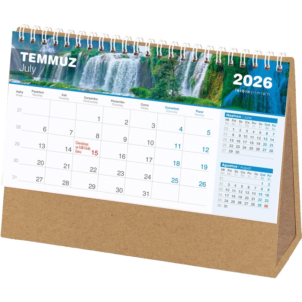 Masa Takvimi 20×14×7 cm, Şelale – AMT-04