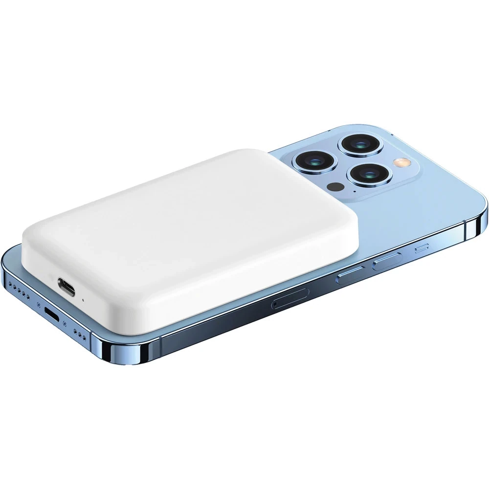Plastik MagSafe Powerbank, Kablosuz, Işıklı – PWB-110 3