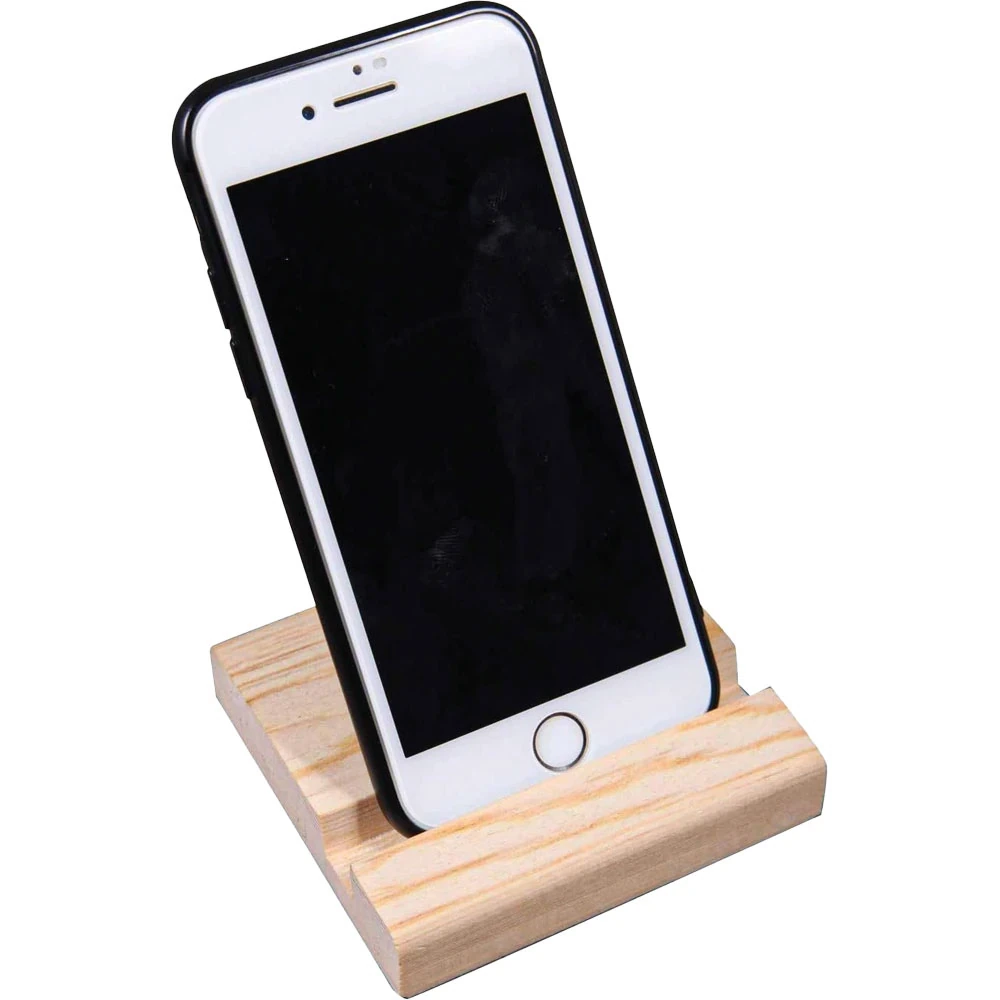 Ahşap Telefon Tutucu 7,2×8,5×1,7 cm – TT-30