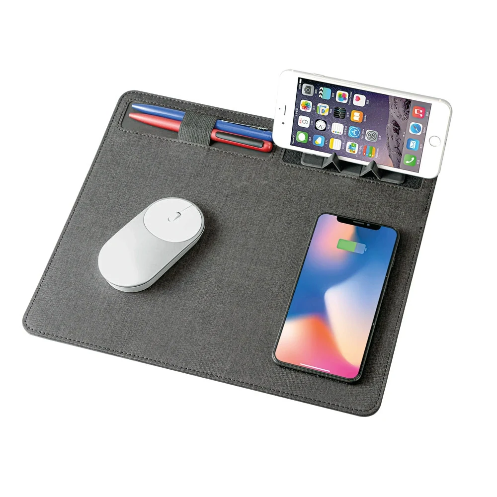 Suni Deri Mouse, Kutulu, Kablosuz, Wireless Şarjlı Pad – PWB-215