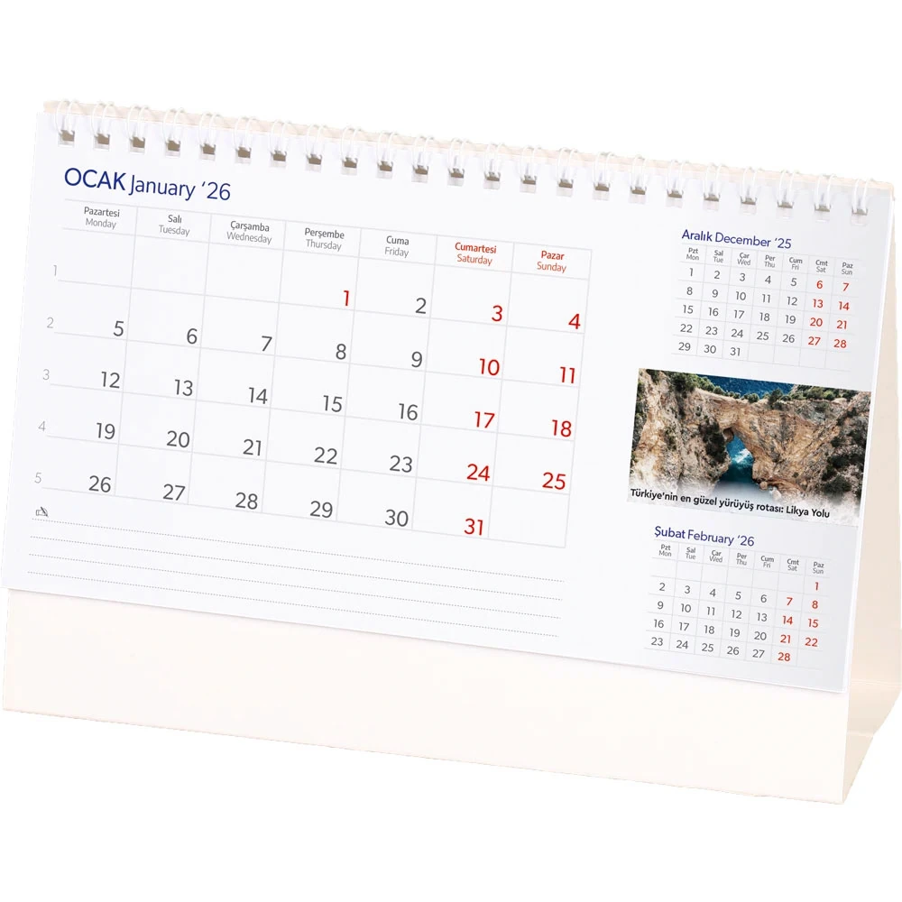 Masa Takvimi 20×14×7 cm, Anadolu – AMT-03