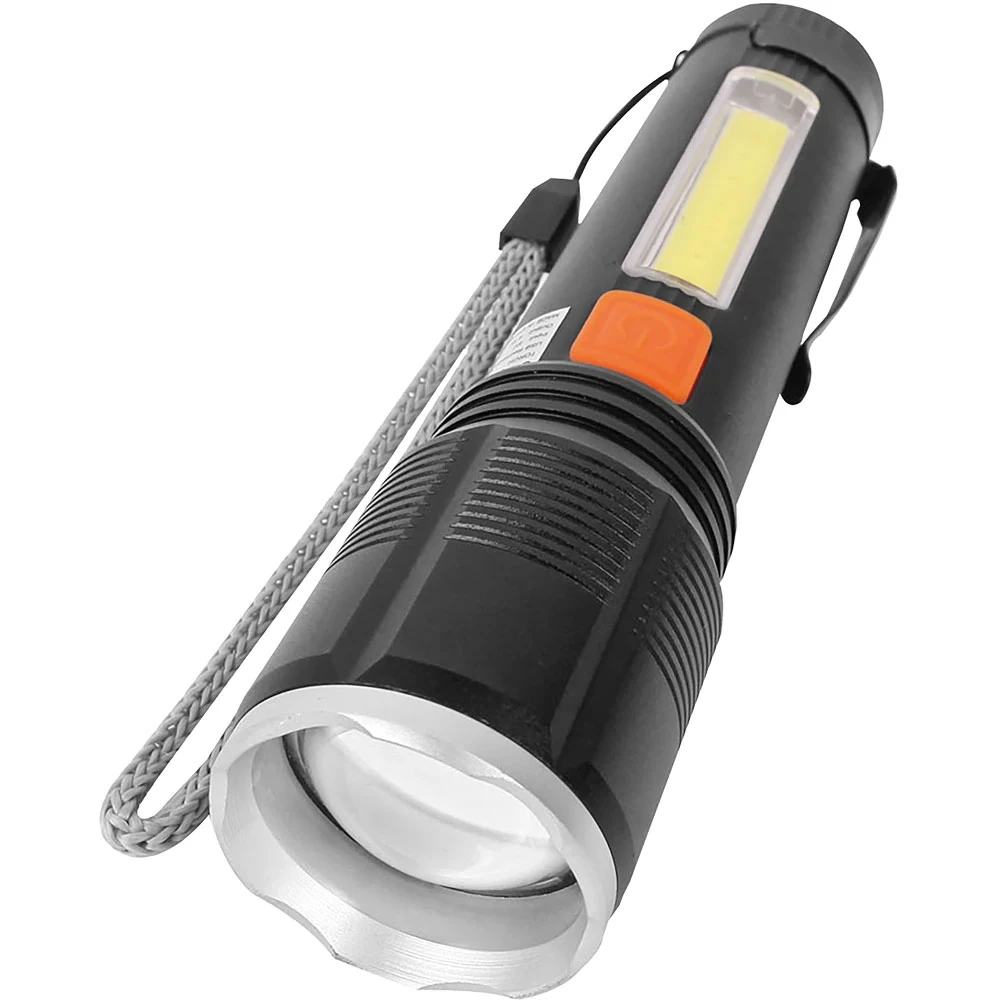 Alüminyum Fener 3,5×14 cm, 1800 mAh, Şarjlı – 4220