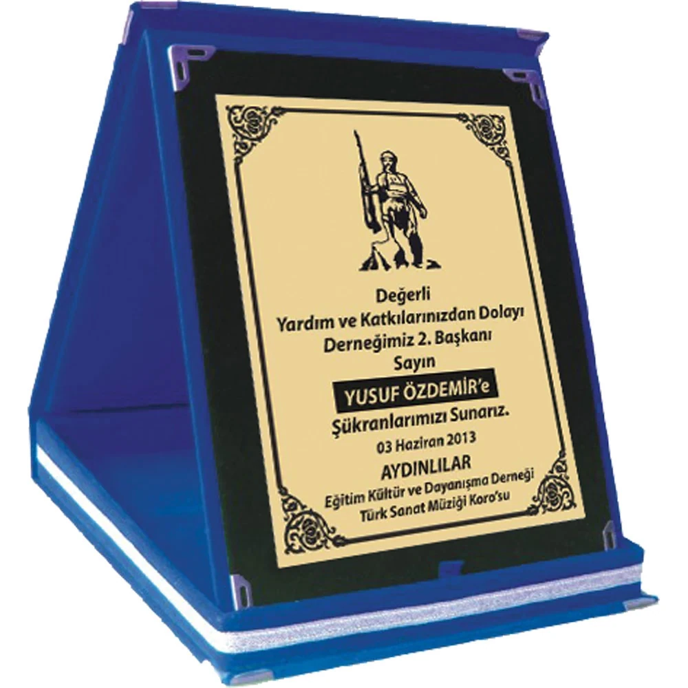 Metal Albüm Plaket 12×16 cm – AP-01L-12x16