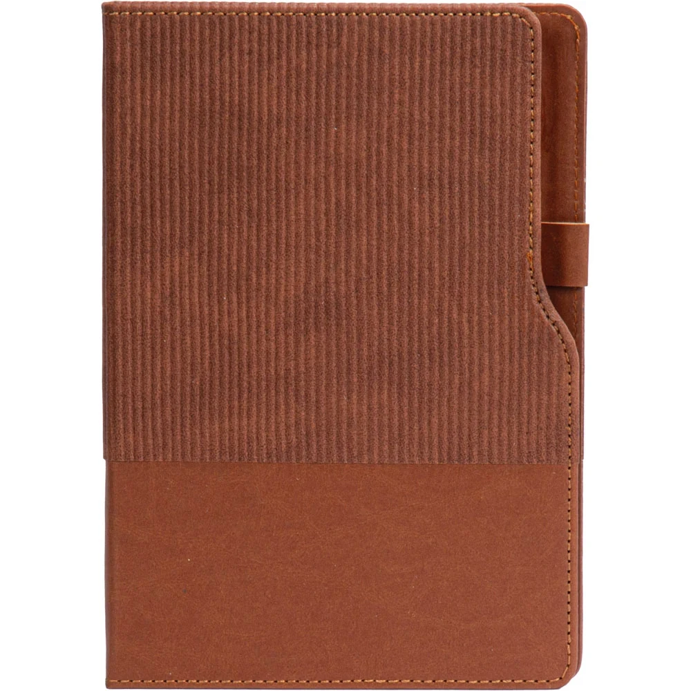 Termo Deri Tarihsiz Defter 14,5×21 cm, Kalem Tutuculu, Çizgili – Libadiye