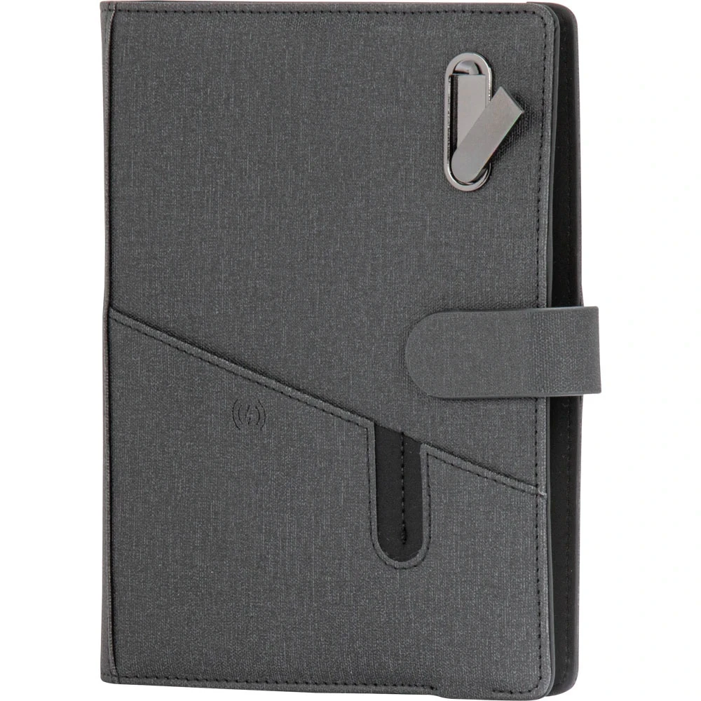 Suni Deri Powerbank Organizer 17,5×22,5 cm, 16 GB, Kutulu, Kablosuz – PWB-235 2