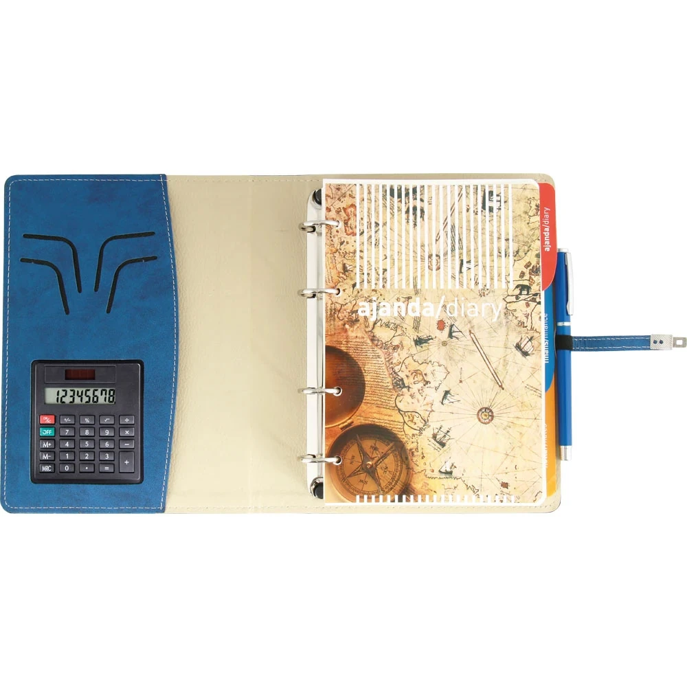Termo Deri Organizer 18×23 cm, Çizgili, Ajanda – Didim 2