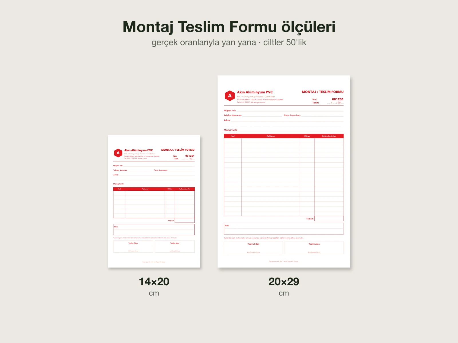 Montaj Teslim Formu 4