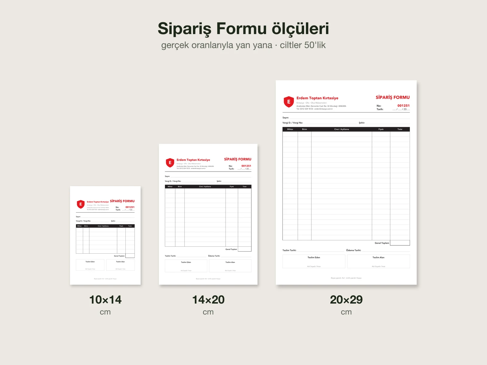 Sipariş Formu 4