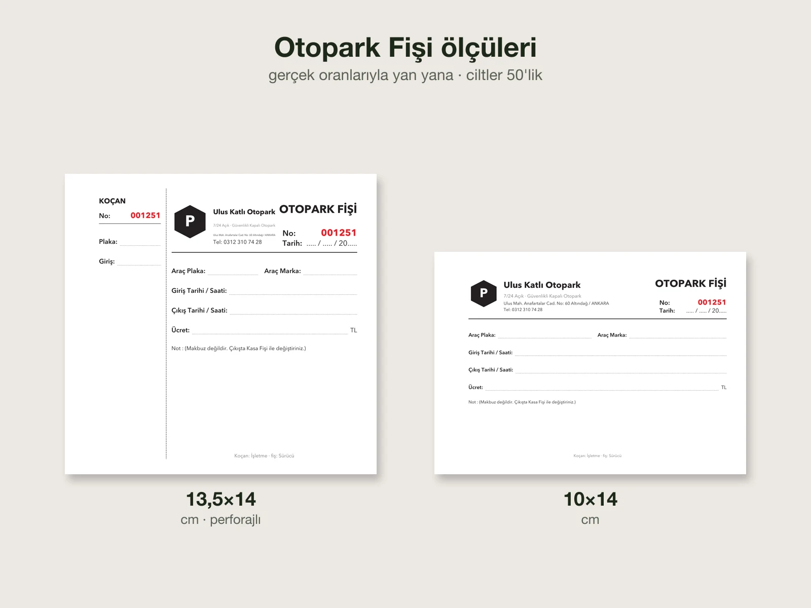 Otopark Fişi 4