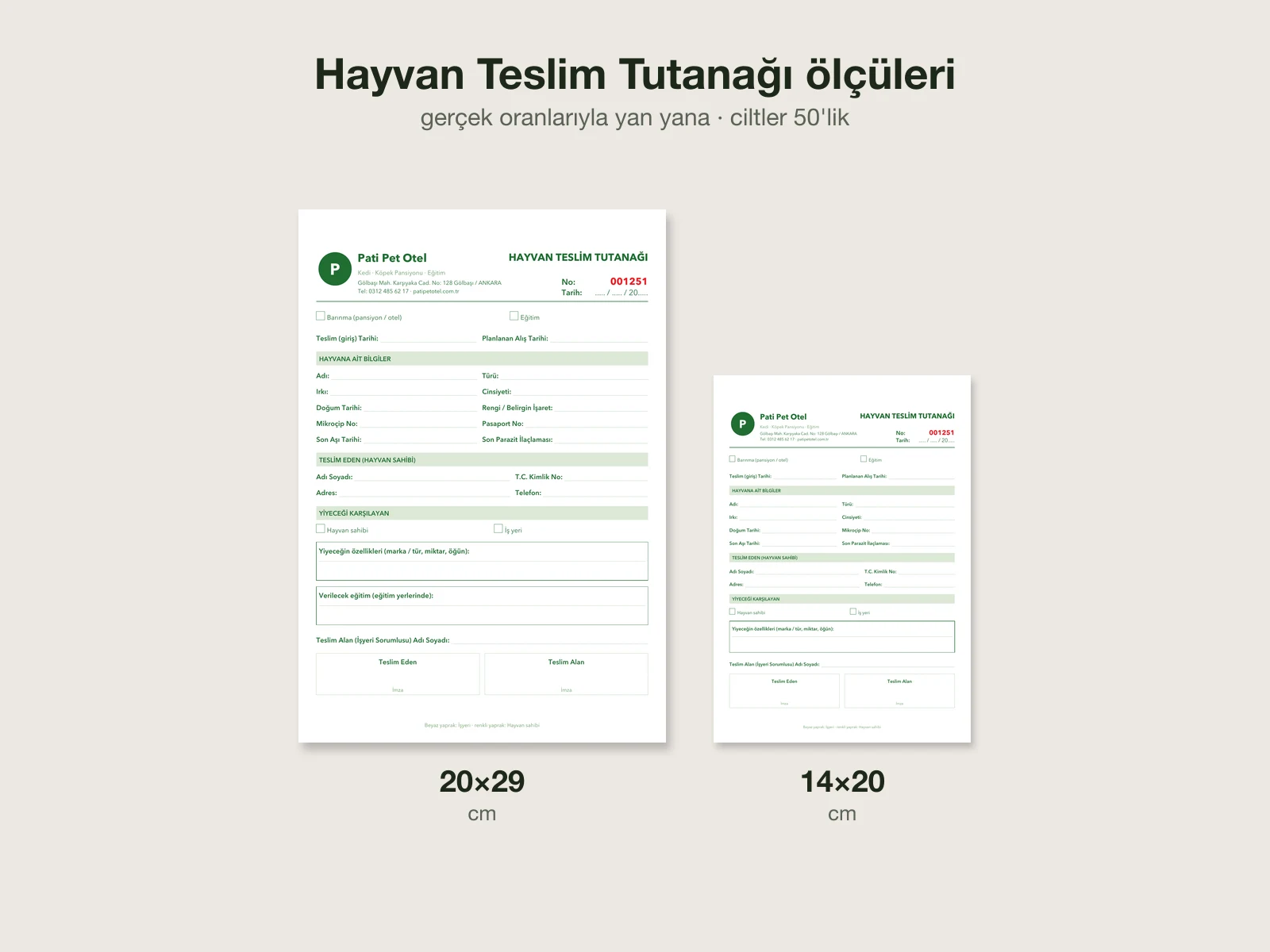 Hayvan Teslim Tutanağı 4