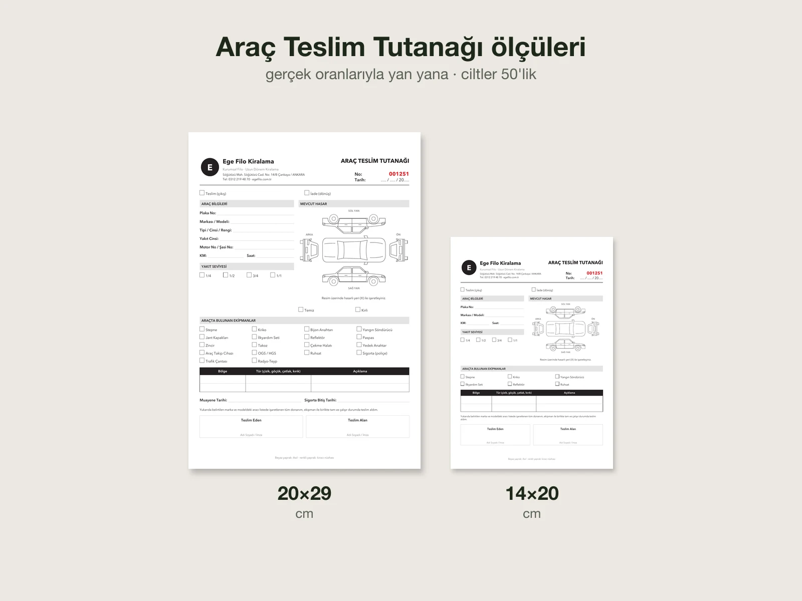 Araç Teslim Tutanağı 4