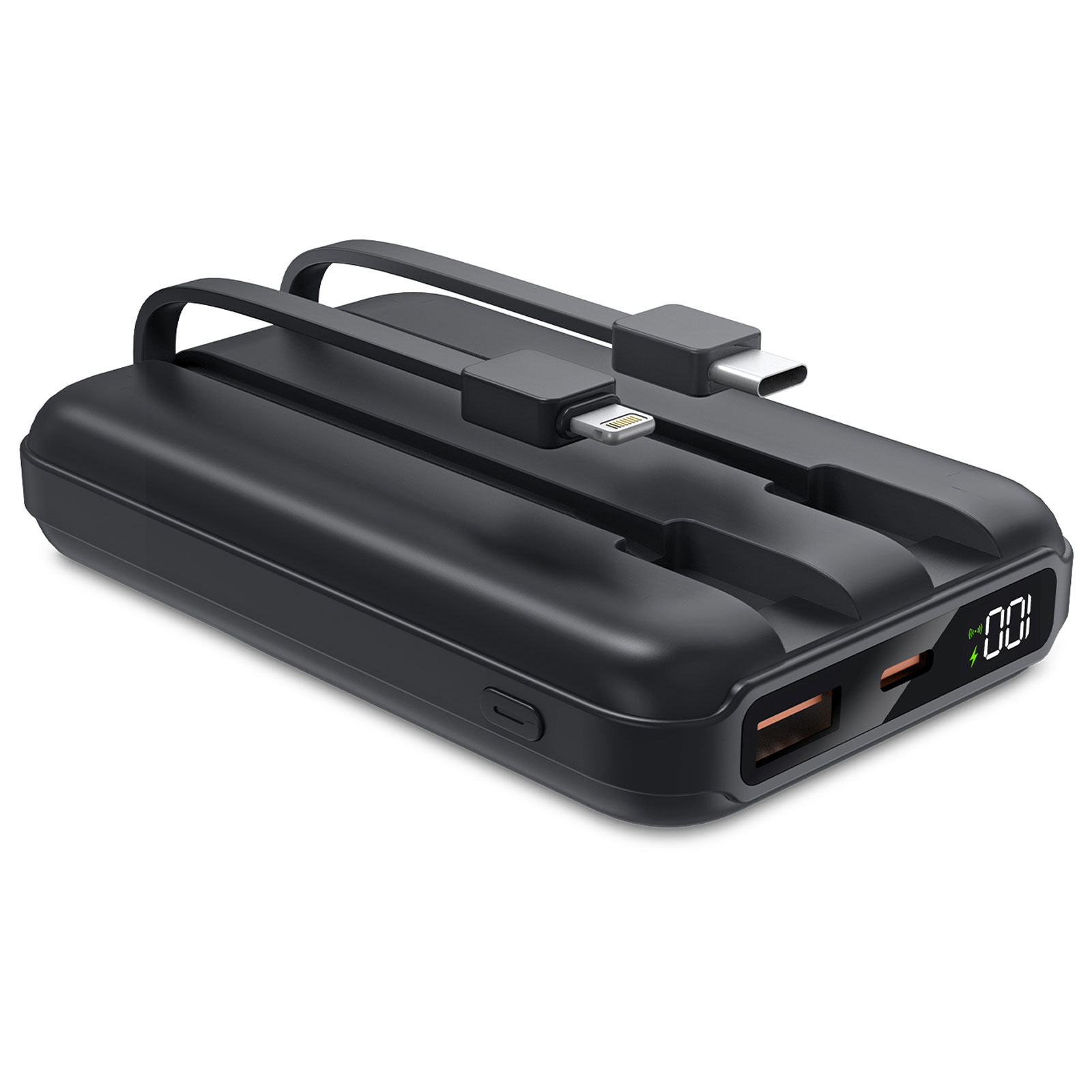 Wireless Powerbank, 10.000 mAh, Kablosuz, Işıklı – Küçükler 4