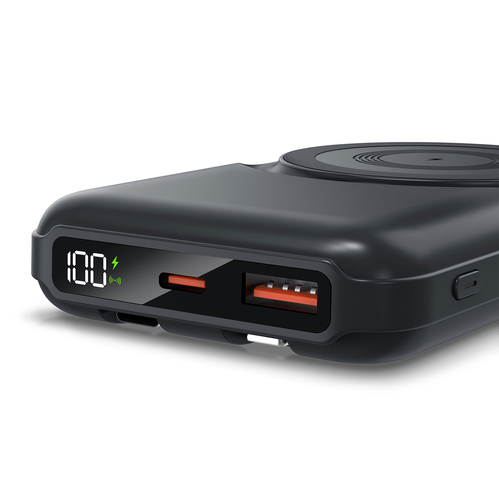 Wireless Powerbank, 10.000 mAh, Kablosuz, Işıklı – Küçükler 5