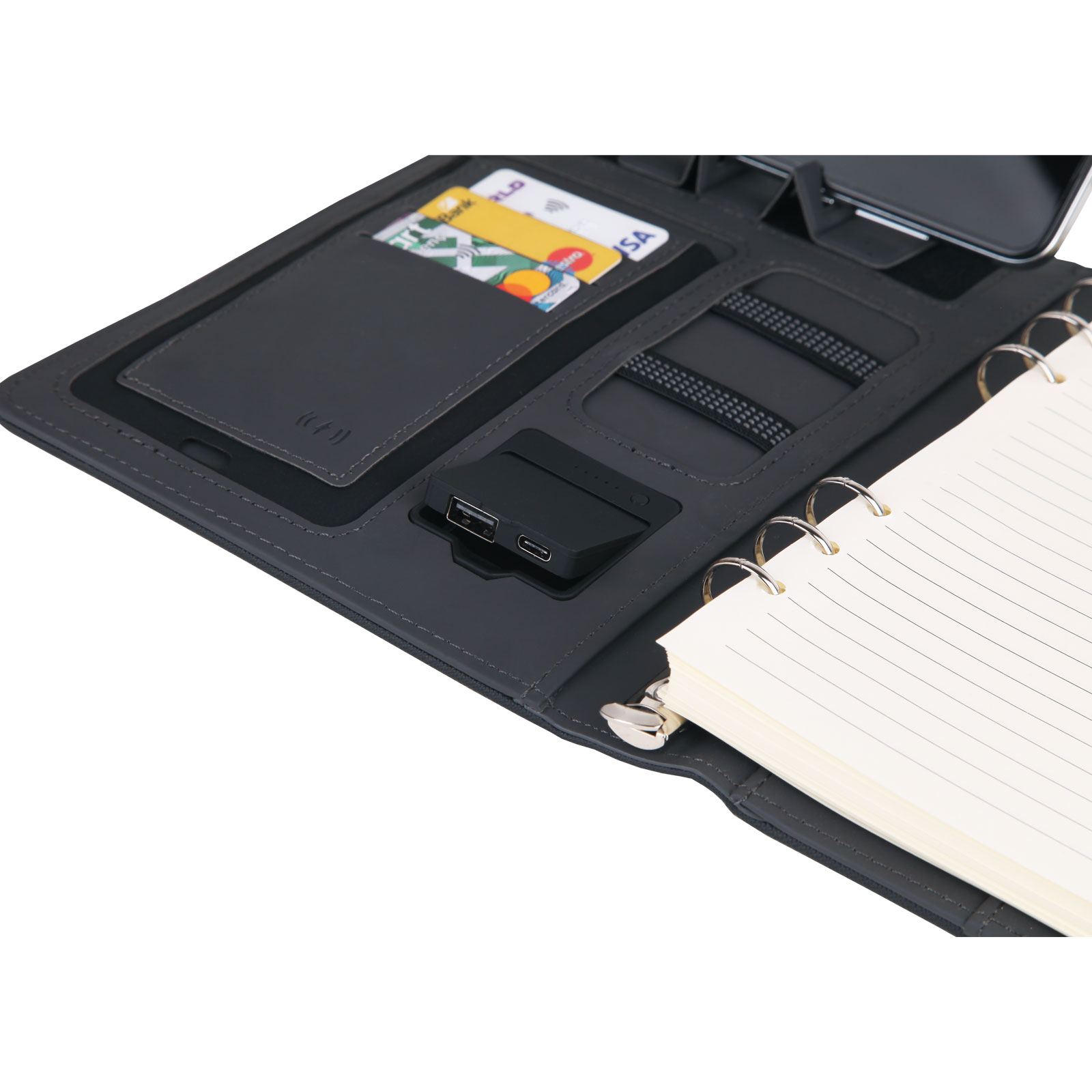 Powerbank Defter, 5.000 mAh, 16 GB, Kablosuz – Kalkan 3