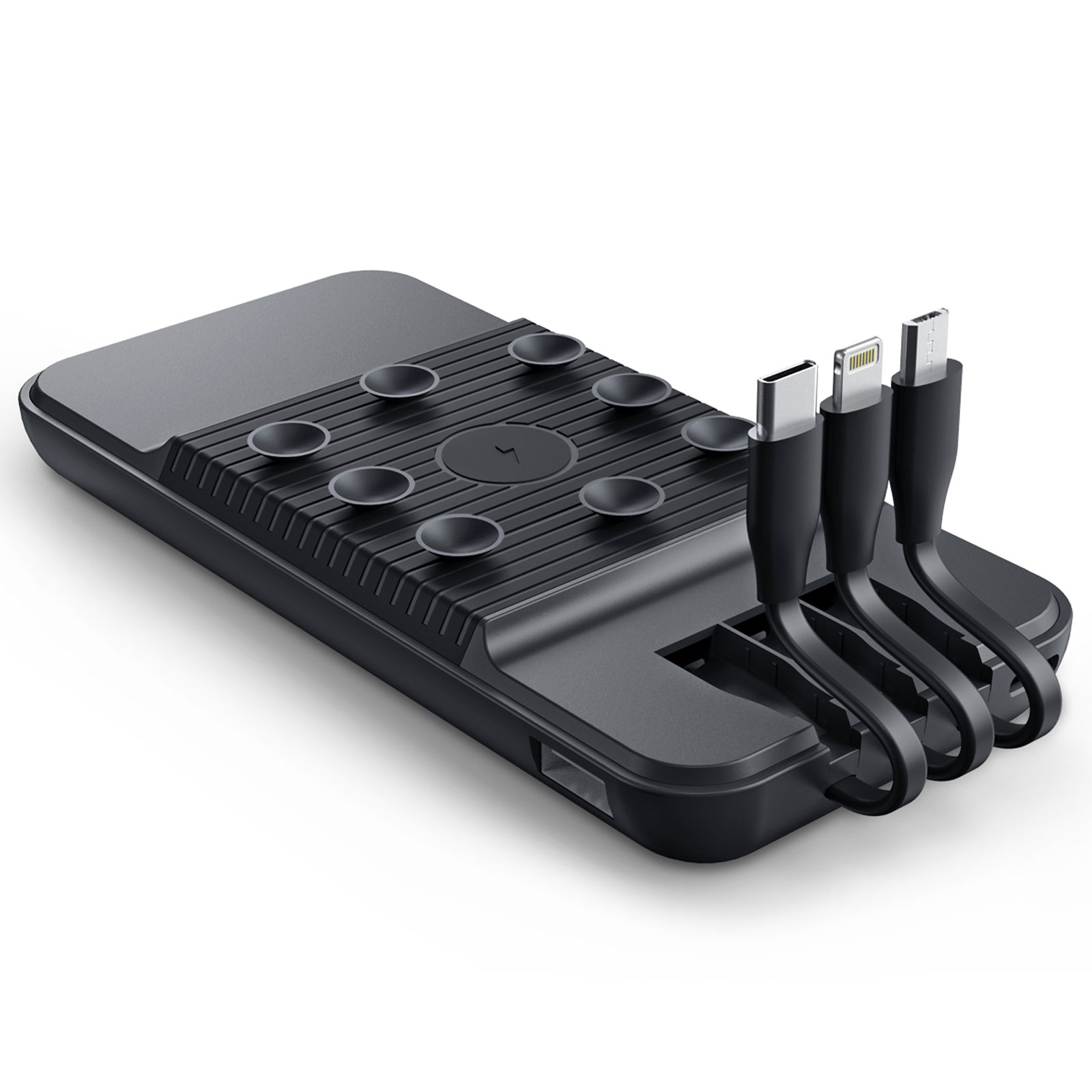 Powerbank, 10.000 mAh, Kablosuz, Işıklı – Çiriş 2