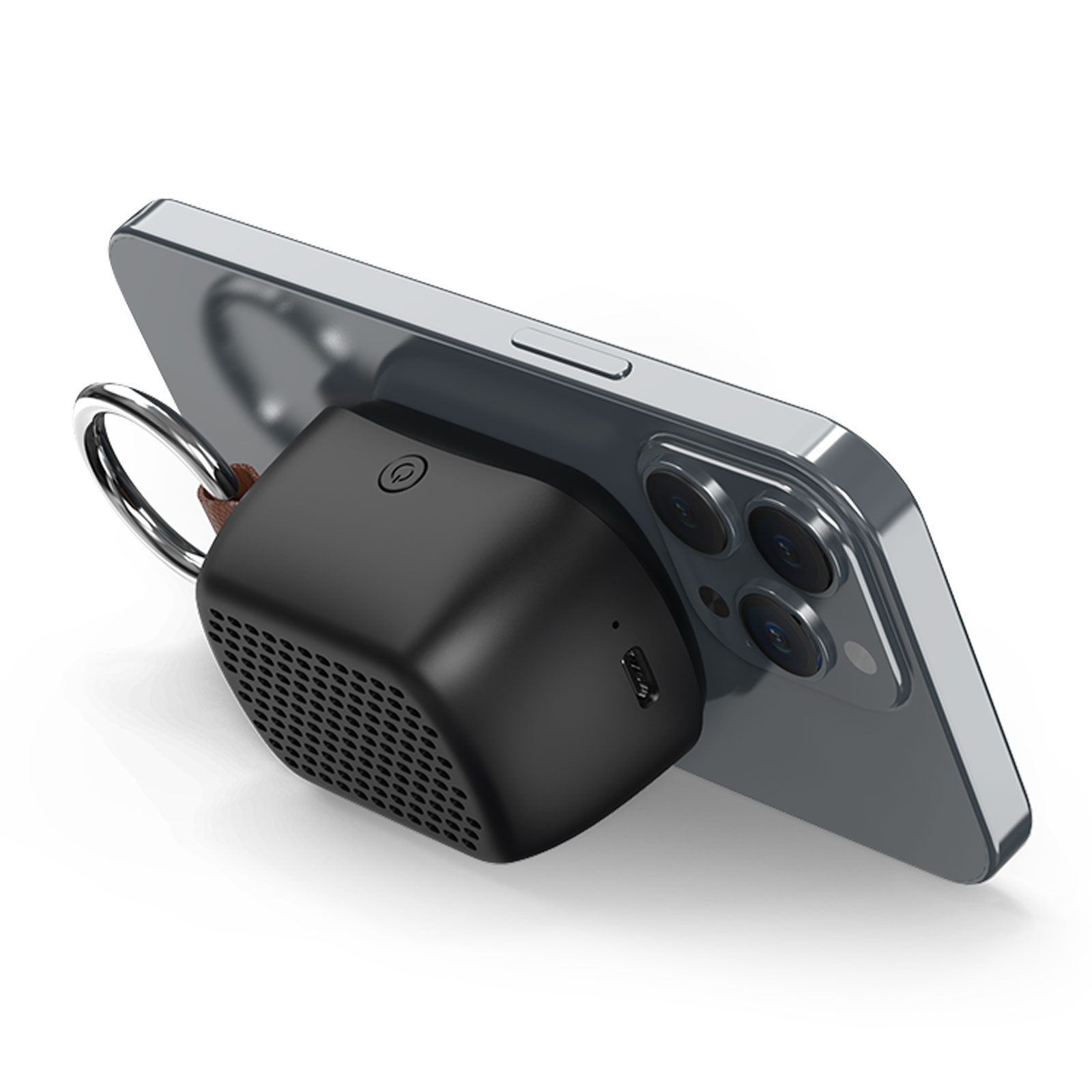 Bluetooth Hoparlör 63,9×47,8×36 mm, Mıknatıslı, 400 mAh, Işıklı – Avaz 3