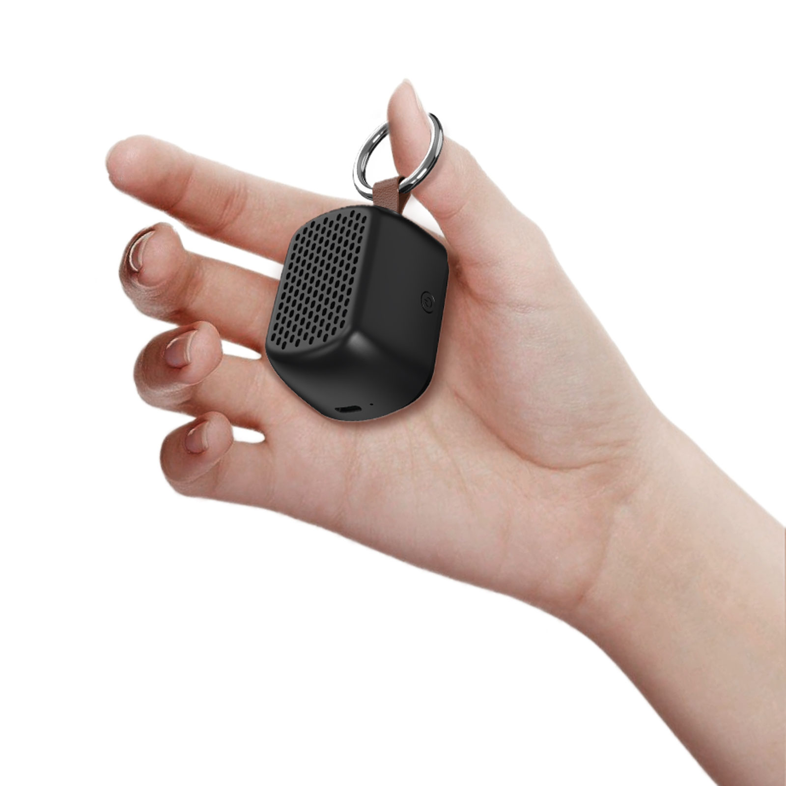 Bluetooth Hoparlör 63,9×47,8×36 mm, Mıknatıslı, 400 mAh, Işıklı – Avaz 4