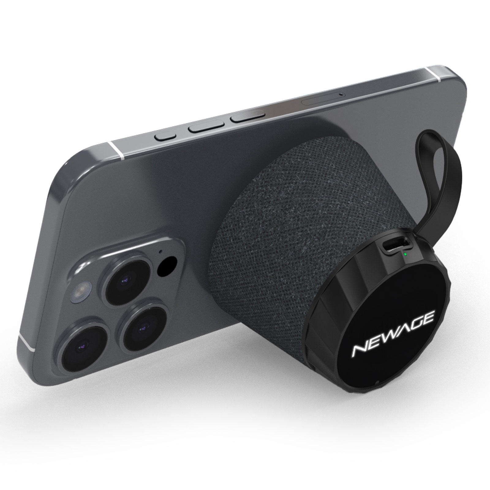 Bluetooth Hoparlör 63,9×47,8×36 mm, Mıknatıslı, 400 mAh, Işıklı – Yankı 2