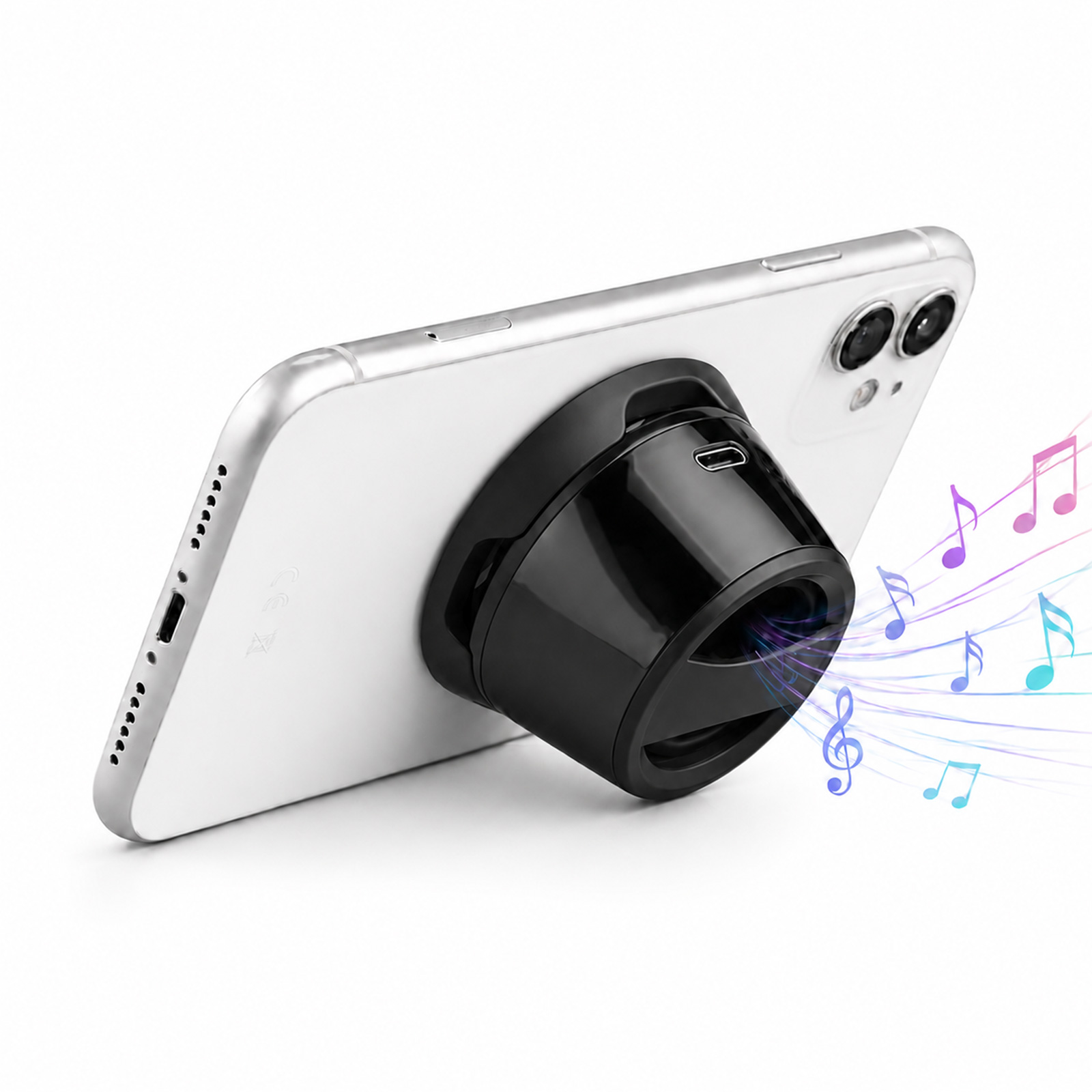 Bluetooth Hoparlör 3,6×5,7×5,7 cm, Kablosuz, Işıklı – Nota