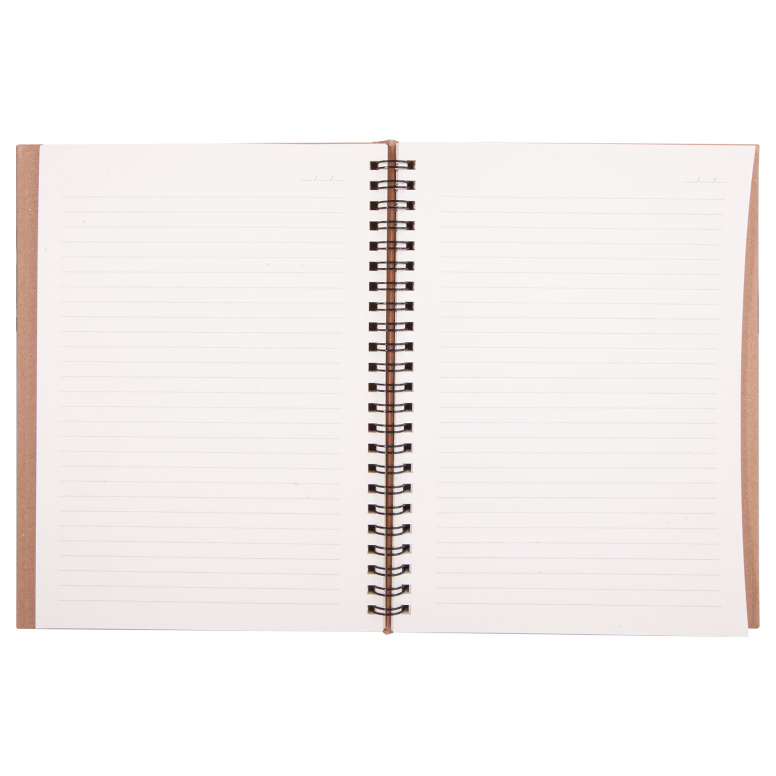 Geri Dönüşümlü Tarihsiz Defter 15×21 cm, Gizli Spiralli, 200 Sayfa, Kraft – Basınevleri 3