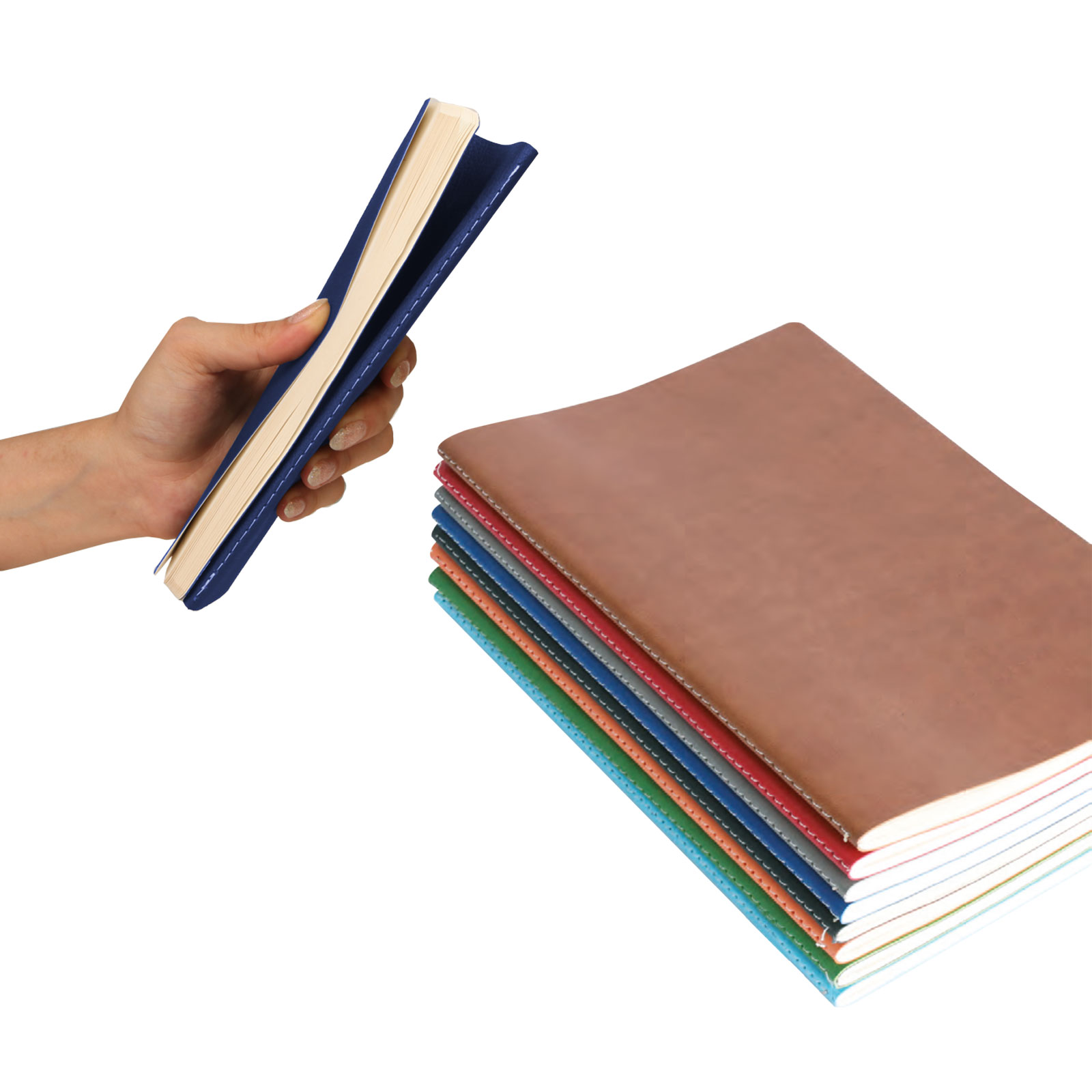 Termo Deri Tarihsiz Defter 13×21 cm, Yumuşak Kapak, 80 Sayfa, Terzi Dikişli – Sıhhiye 3