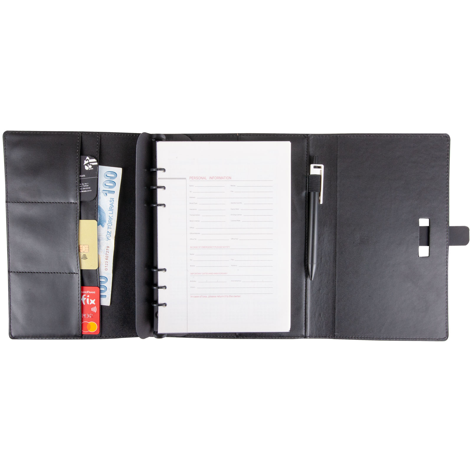 Termo Deri Tarihsiz Organizer Defter 17×22 cm, 240 Sayfa – Demirtepe 2