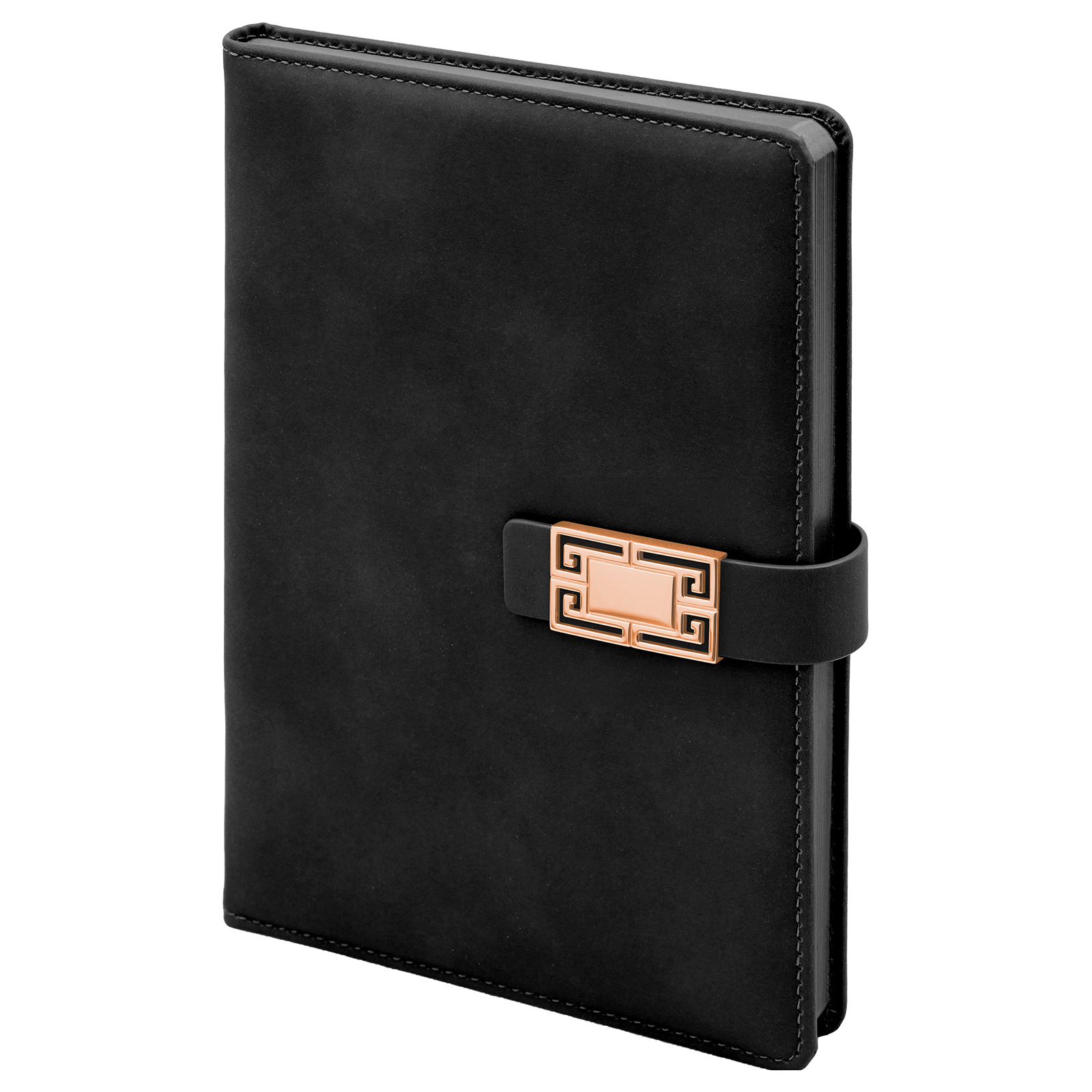Termo Deri Tarihsiz Defter 15×21 cm, Mıknatıslı Kapak, Kenar Boyalı, 224 Sayfa – Öveçler