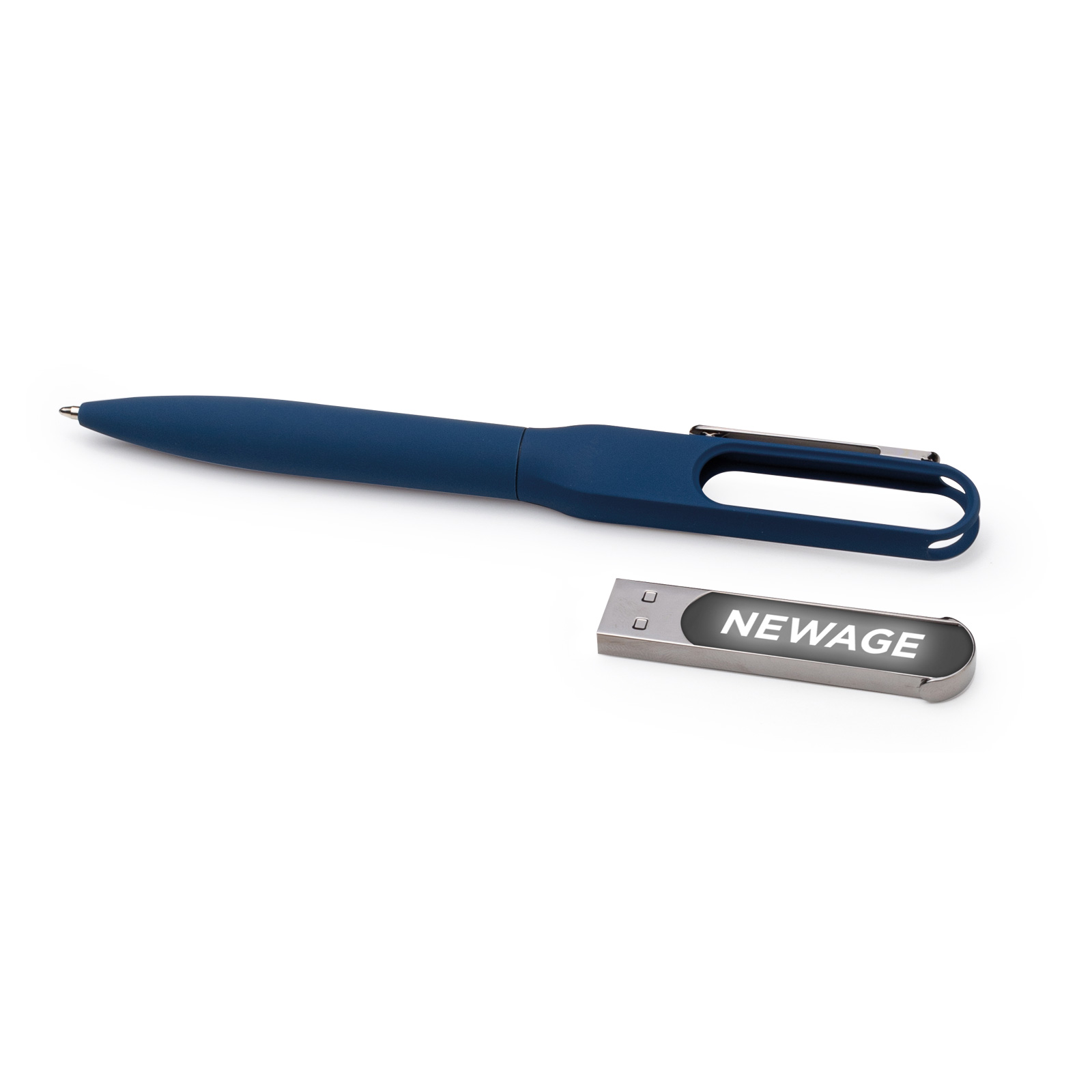 Metal Tükenmez Kalem, 32 GB, Işıklı, Usbli – Biga 2
