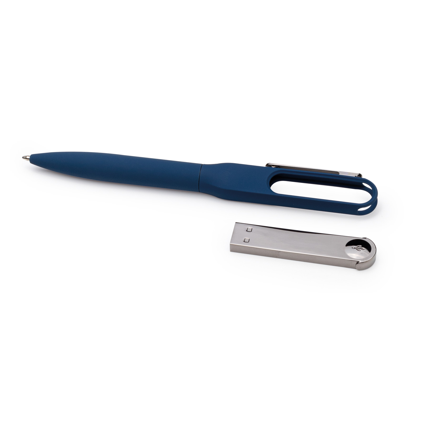 Metal Tükenmez Kalem, 32 GB, Işıklı, Usbli – Biga 3