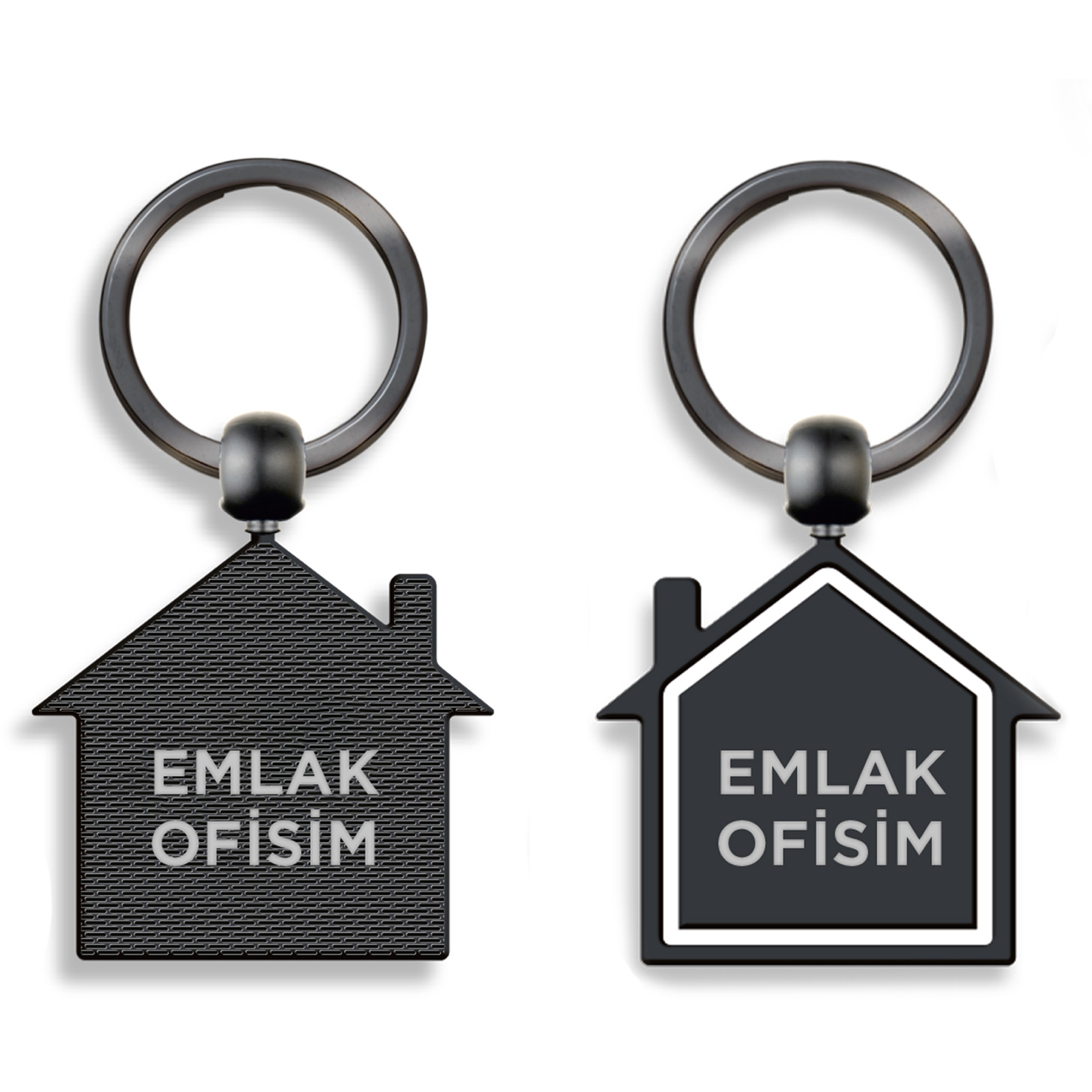 Deri ve Metal Anahtarlık, Çift Yön – Laçin