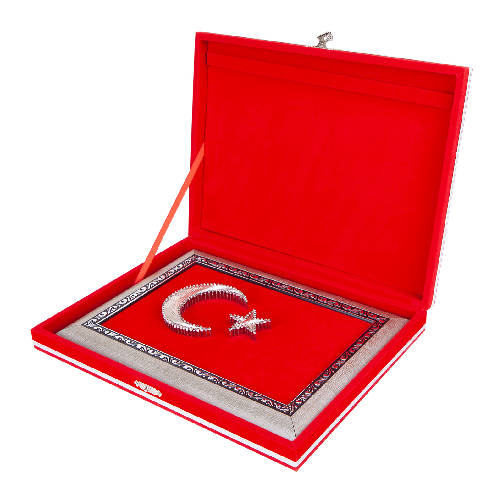 Metal Bayrak Plaket 30×23 cm, Dikdörtgen – Sancak 2
