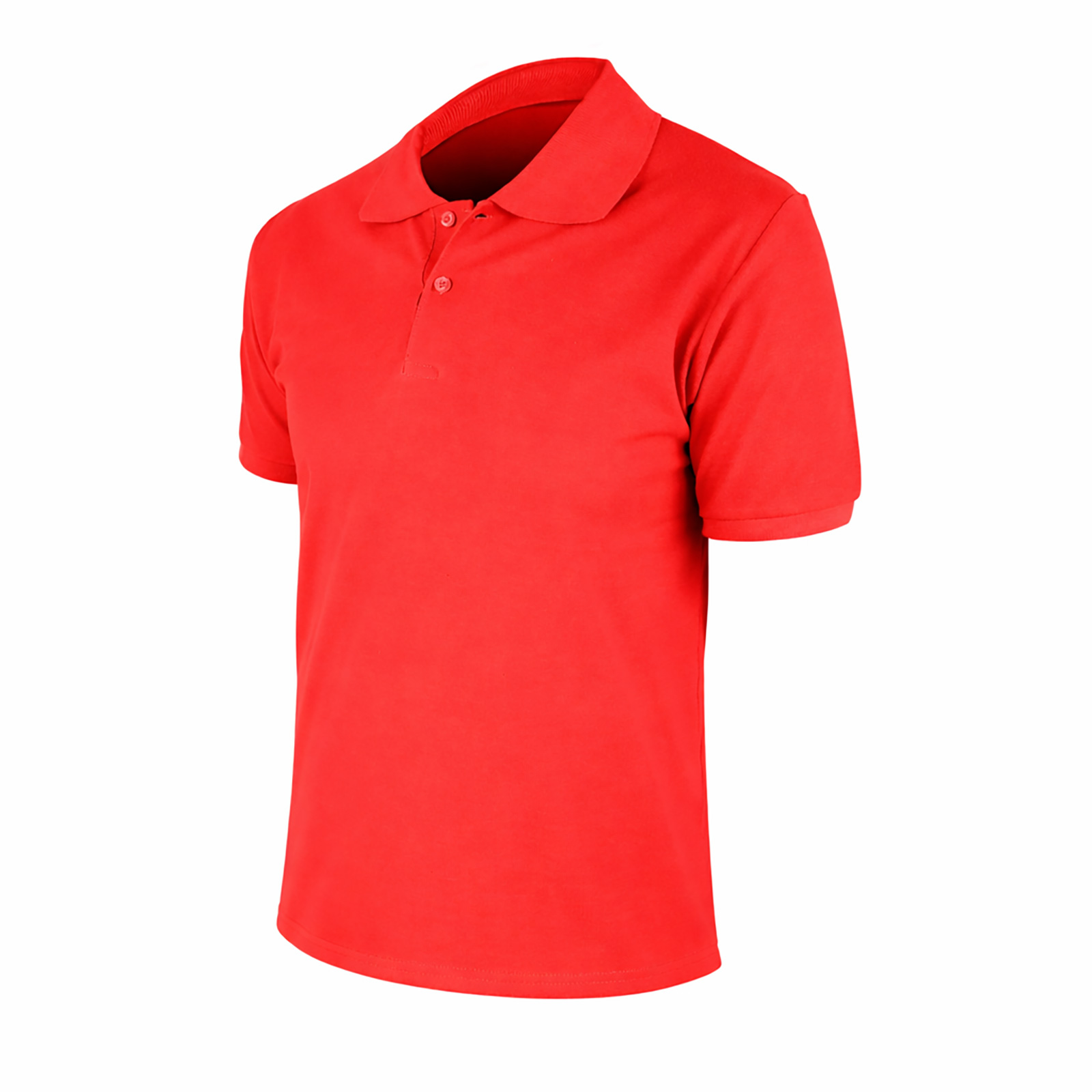 Pamuklu Polo Yaka Tişört, 1. Kalite – Begonya