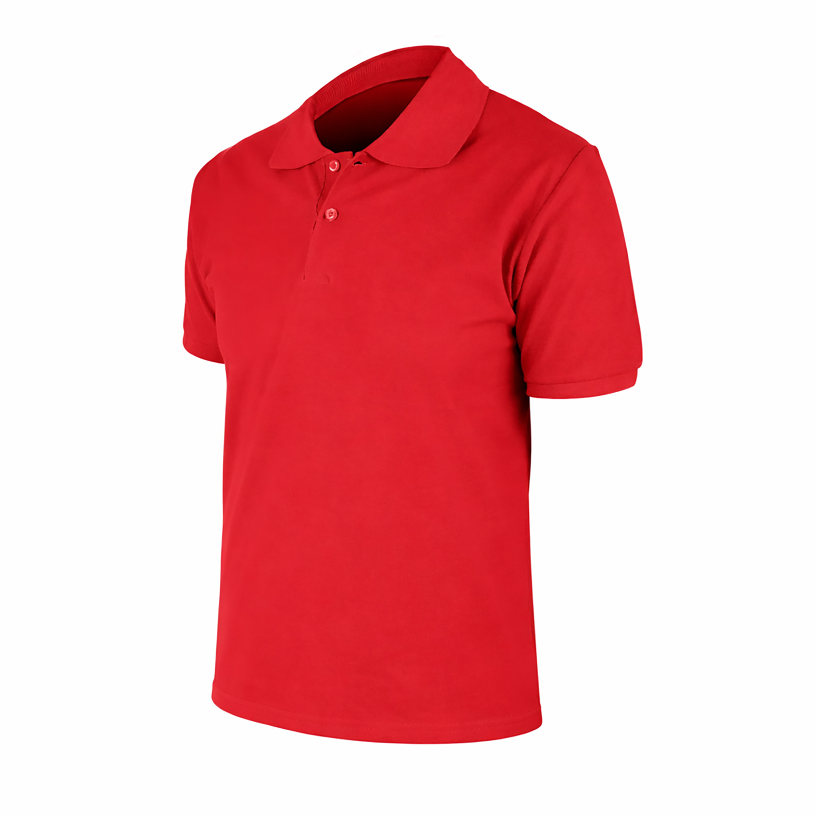 Pamuklu Polo Yaka Tişört, 1. Kalite – Begonya