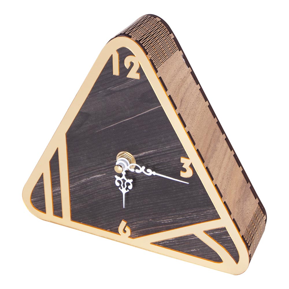 Ahşap Masa Masaüstü Saati 165×170 mm – 5025 2