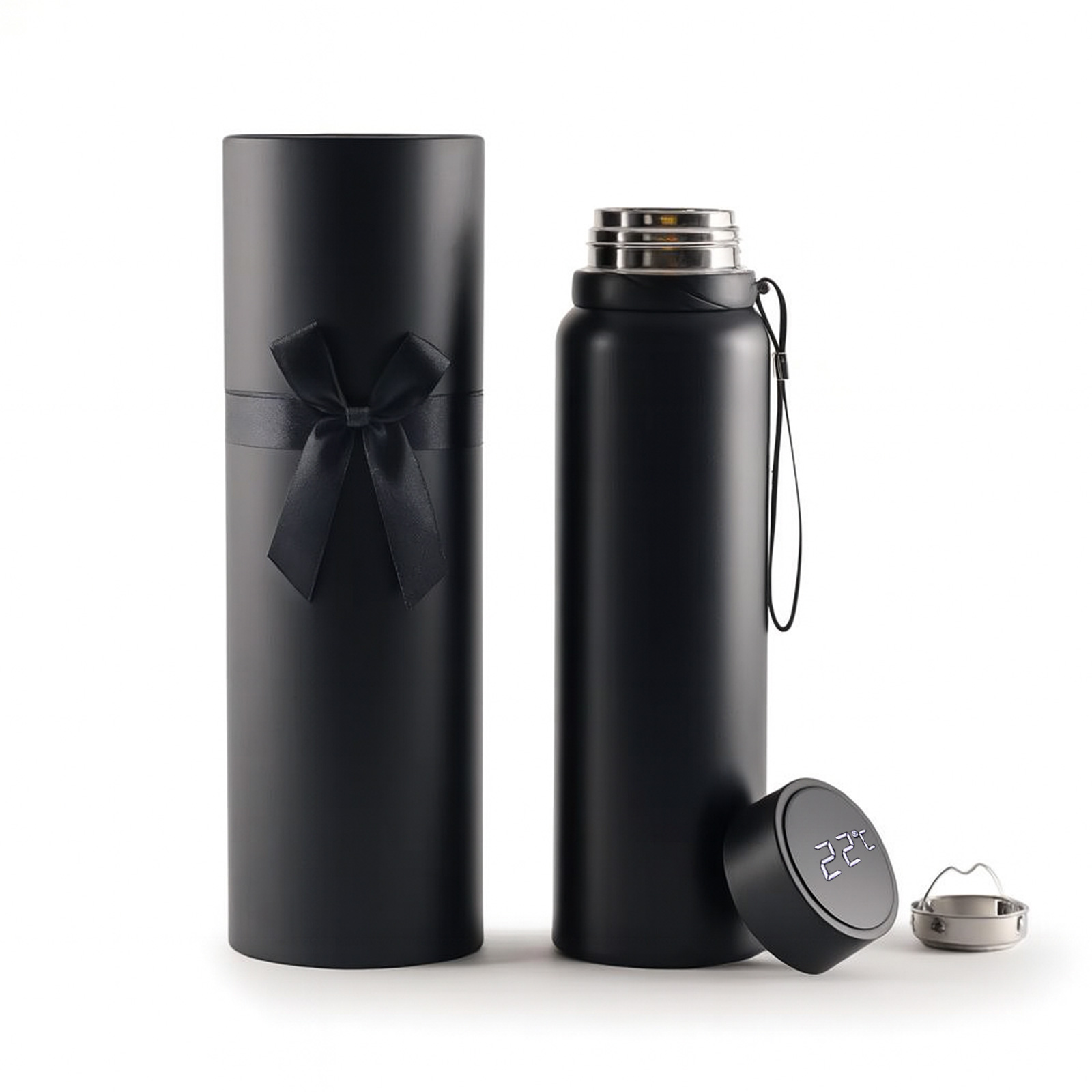 Çelik Termos, 1000 ml, Kutulu, Dereceli – Göynük