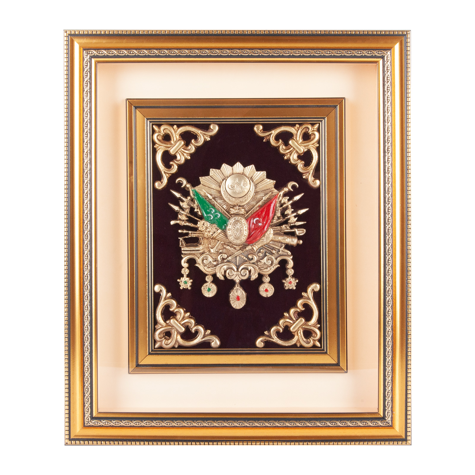 Tablo 30×40 cm, Osmanlı Arması Kabartmalı – Divan