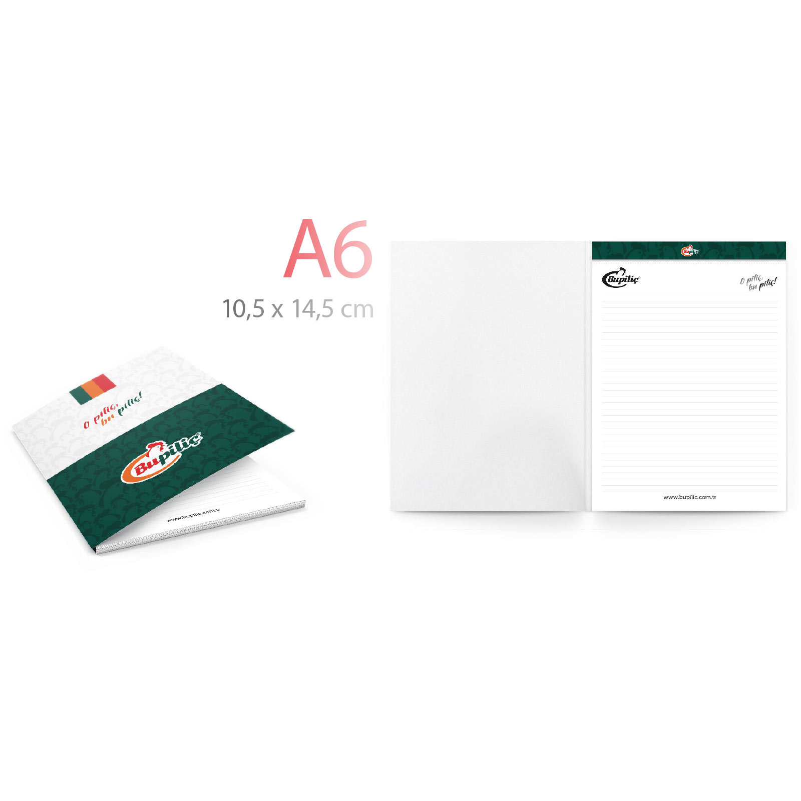 Bloknot, Kapak Geçmeli Yana – ALA-42